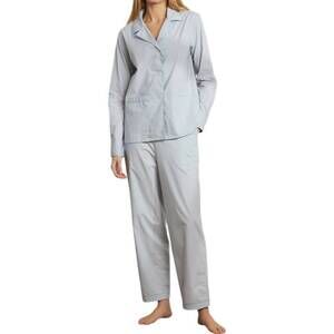 NEW THE SLEEP CODE organic cotton poplin long pajama set in fresh air